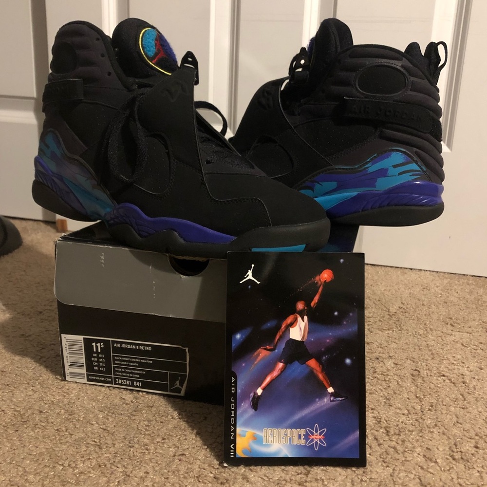 Nike Air Jordan 8 (Aqua) Men’s Sz 11.5 (2007) 🔥🔥